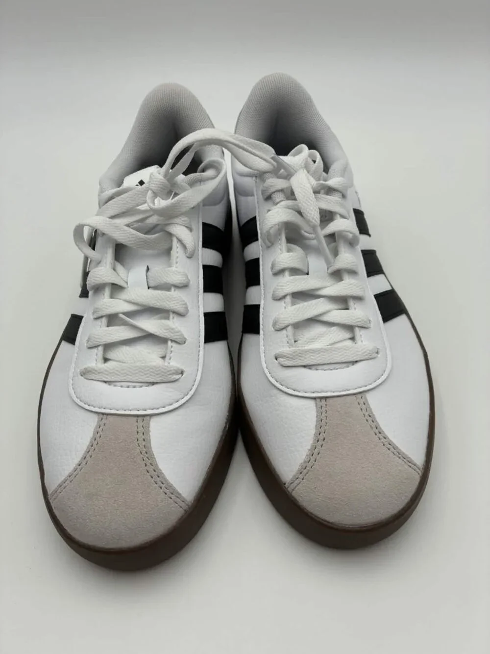 Adidas VL Court 3.0 White Black Gum Womens Size 8.5 ID879 - Picture 6 of 11